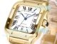 Swiss Clone THB 9015 Cartier Santos De Cartier Yellow Gold 39.8mm Watch (4)_th.jpg